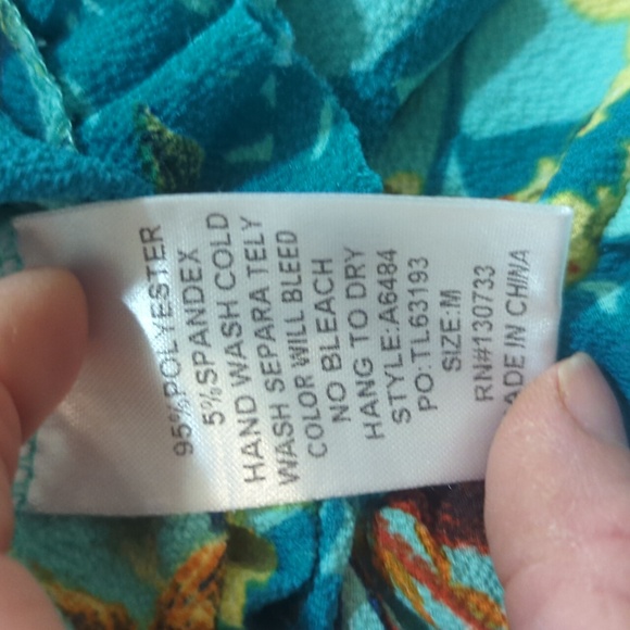 Umgee Dress Womens Medium Boho Hippie Peasant Cottagecore 70s Ruffle Tiered - Picture 7 of 7